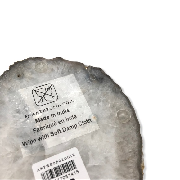 Anthropologie Monogram Agate Coaster Letter “I” - Picture 7 of 8